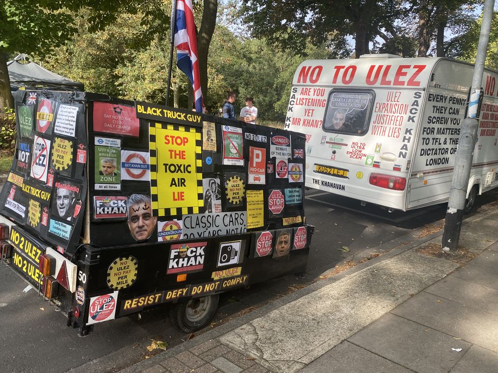 Action Against Ulez protest