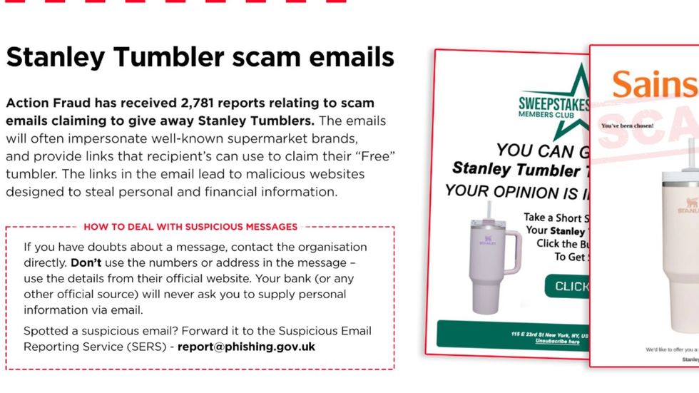 Action Fraud's scam alert