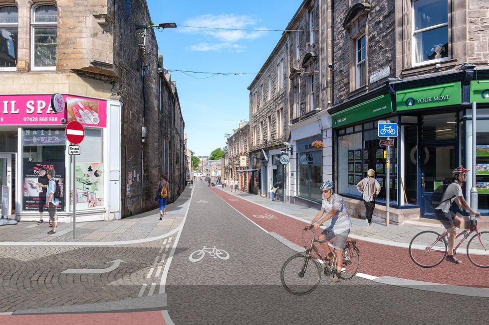 Active Travel cycle path rendering