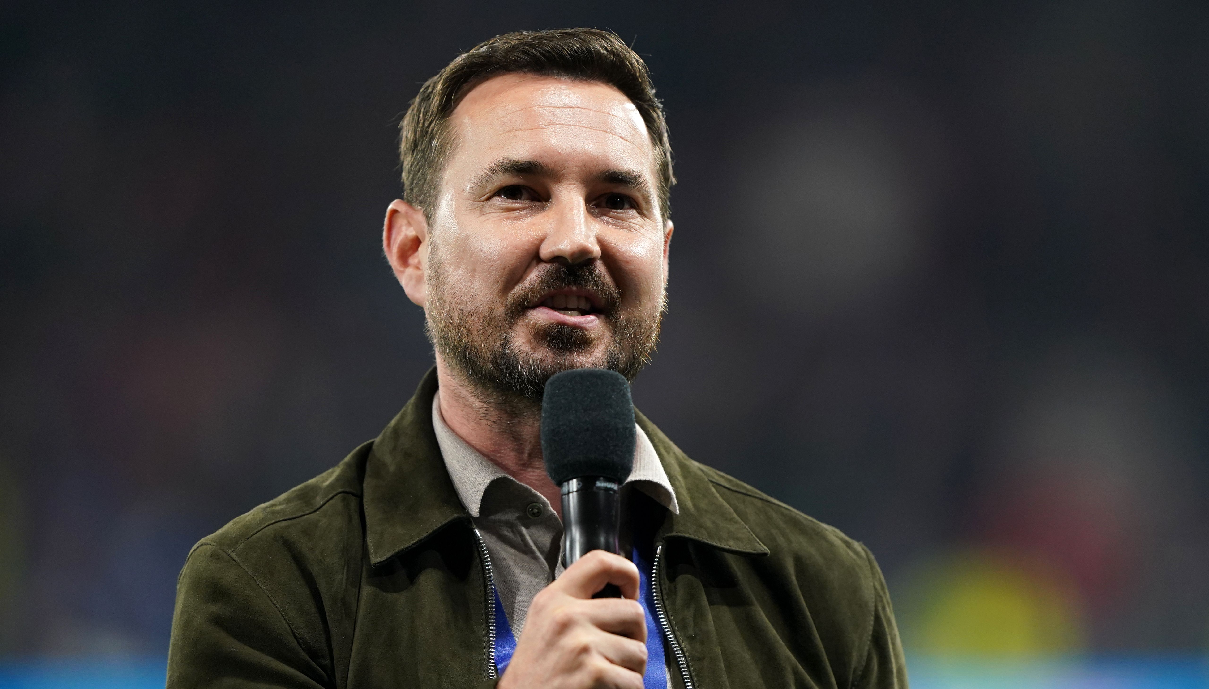 Actor Martin Compston during the International Friendly match at Hampden Park, Glasgow. Picture date: Thursday March 24, 2022.