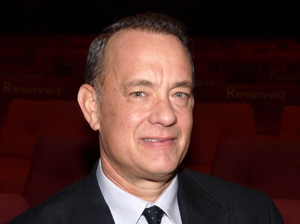 Actor Tom Hanks poses for photographers at BAFTA, Piccadilly, London