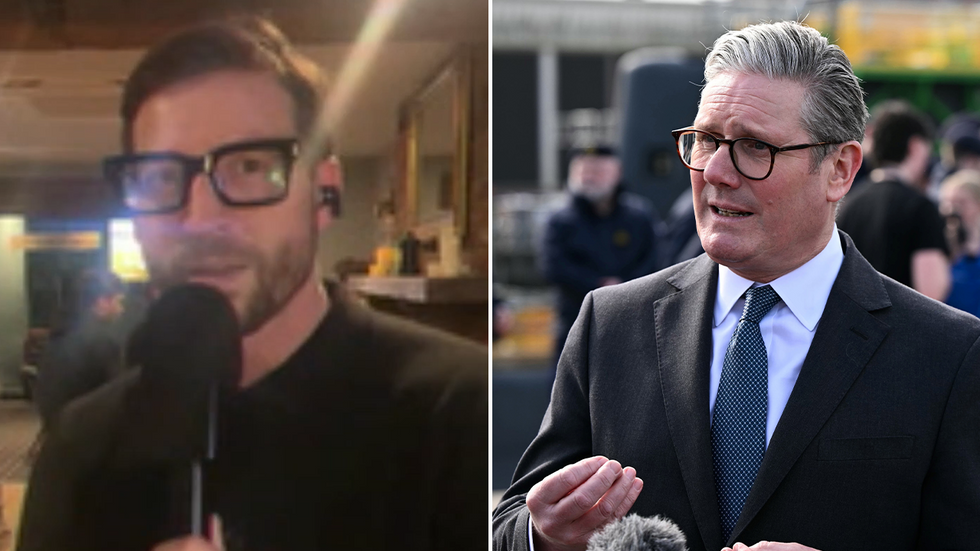 Adam Brooks and Keir Starmer