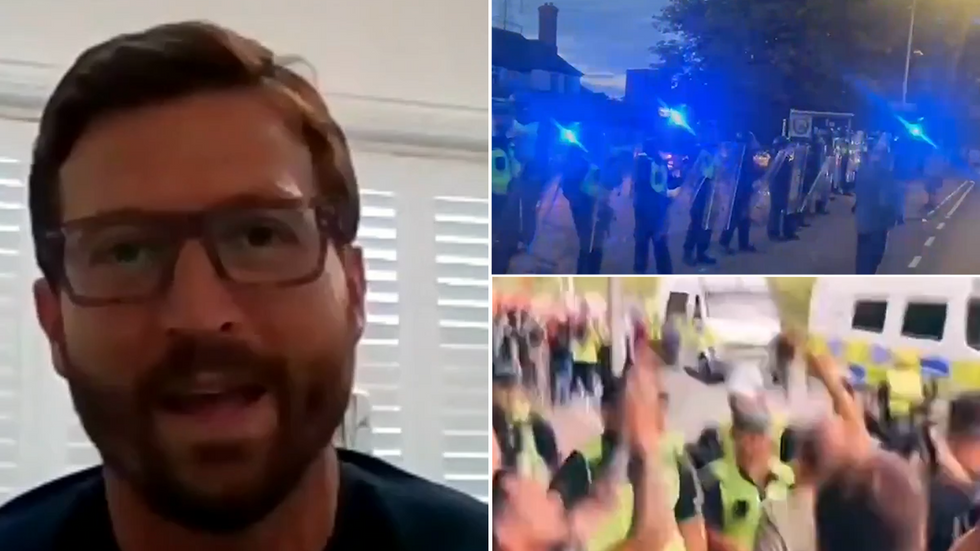 Adam Brooks and protests in Epping