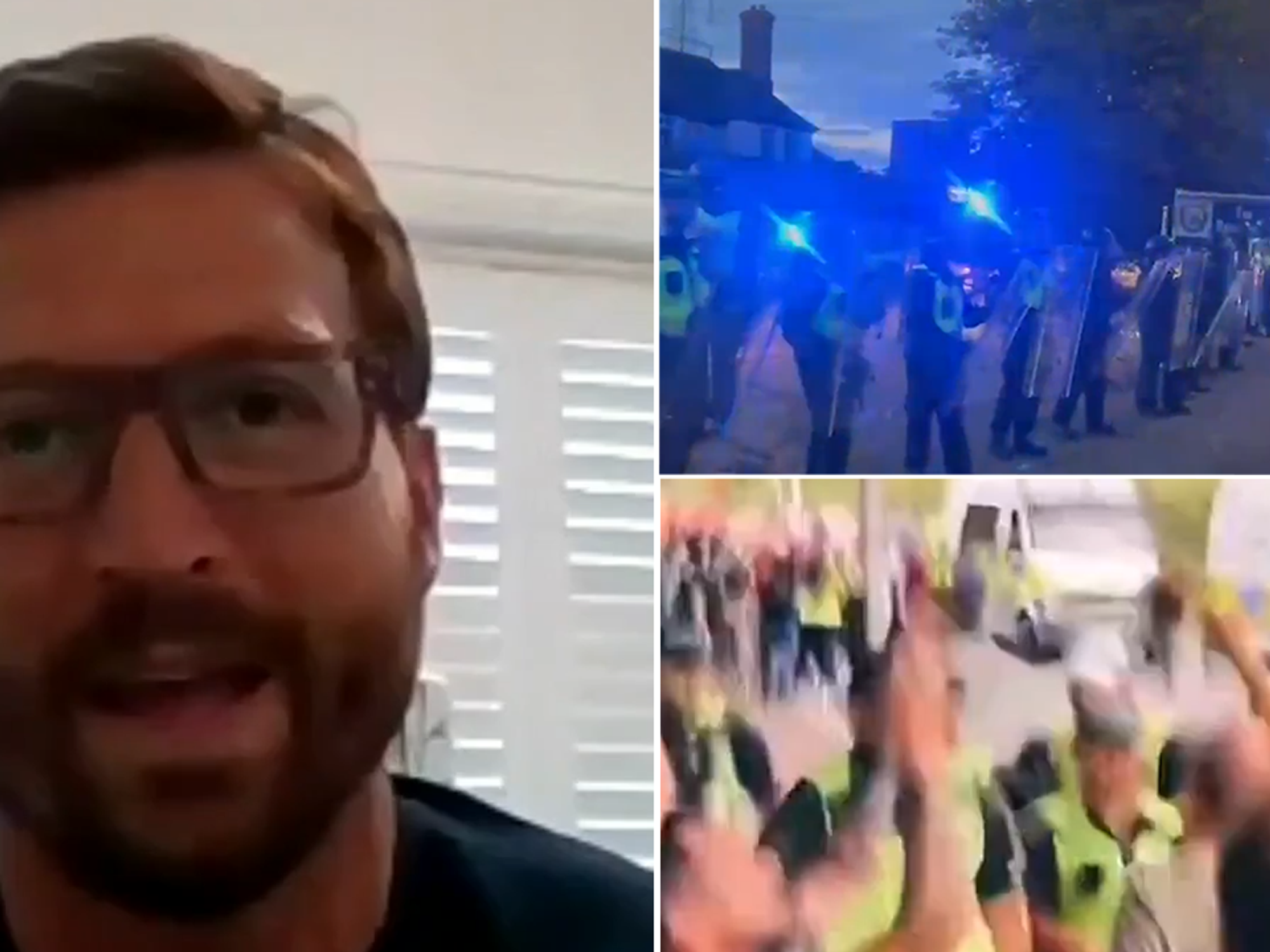 Adam Brooks and protests in Epping