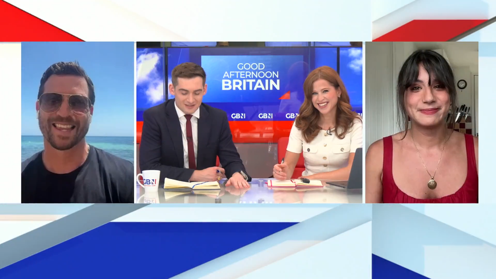 Adam Brooks, Tom Harwood, Emily Carver and Stella Tsantekidou
