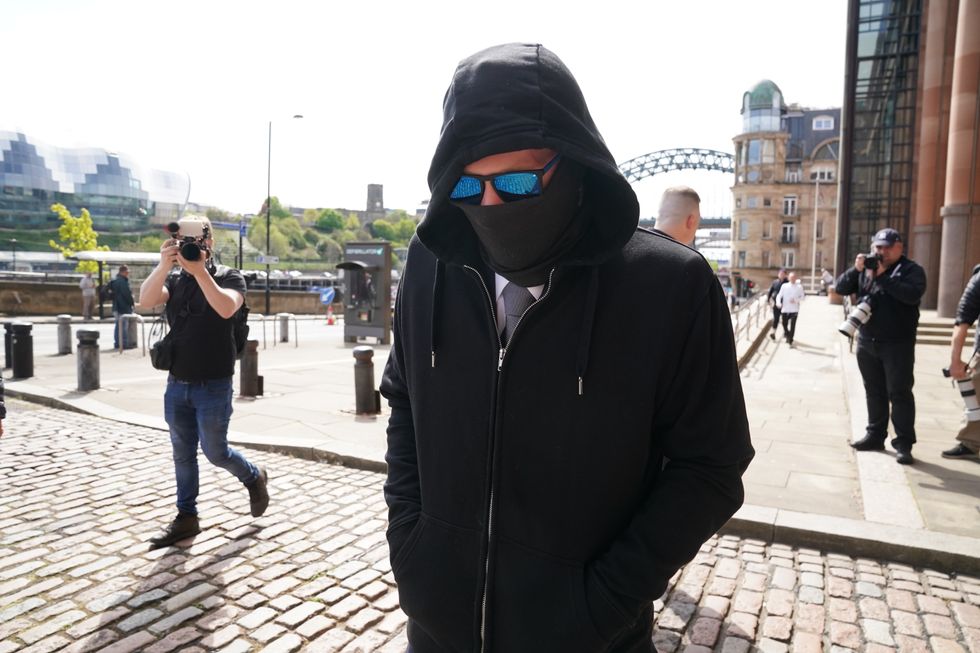 Adam Carruthers leaves Newcastle Crown Court