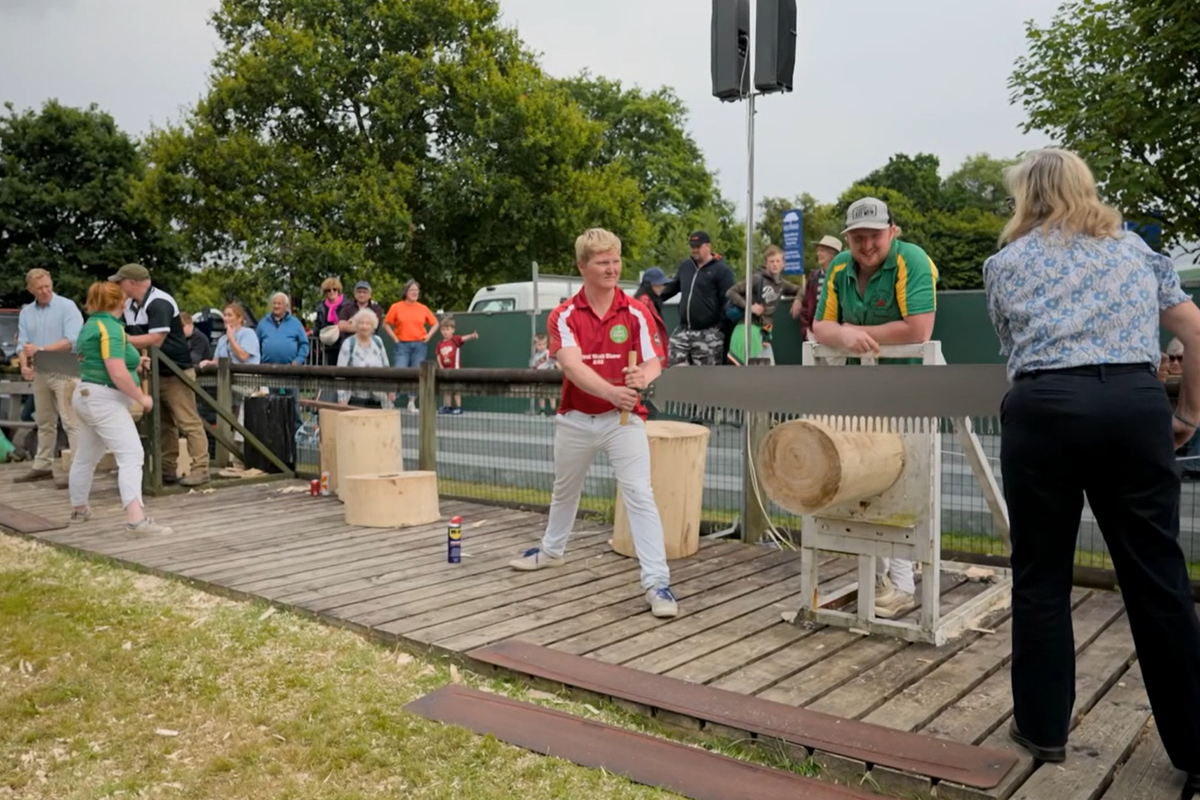 Adam Henson and Charlotte Smith