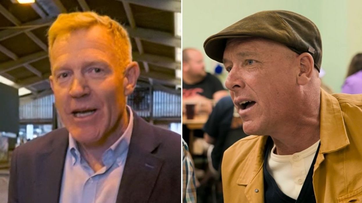 Adam Henson and Gareth Wyn Jones