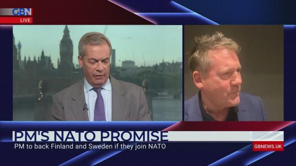 Tory MP tells Nigel Farage ‘we have to be very careful’ not to ‘box Vladimir Putin in’ but must 'stand up to bully'