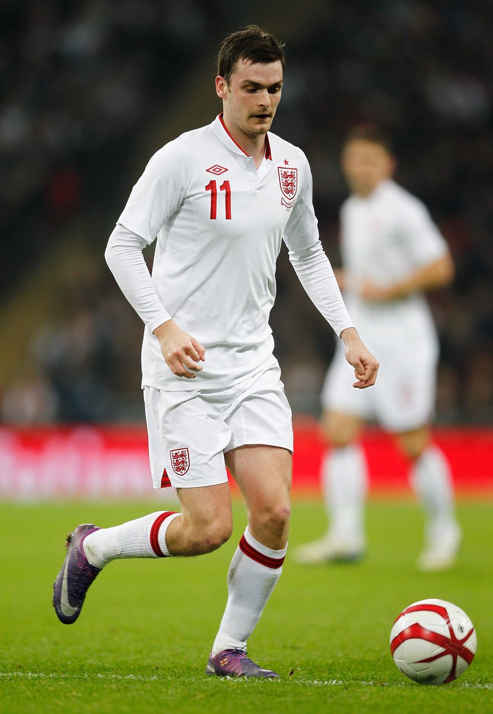Adam Johnson earnt 12 caps for England during his playing days