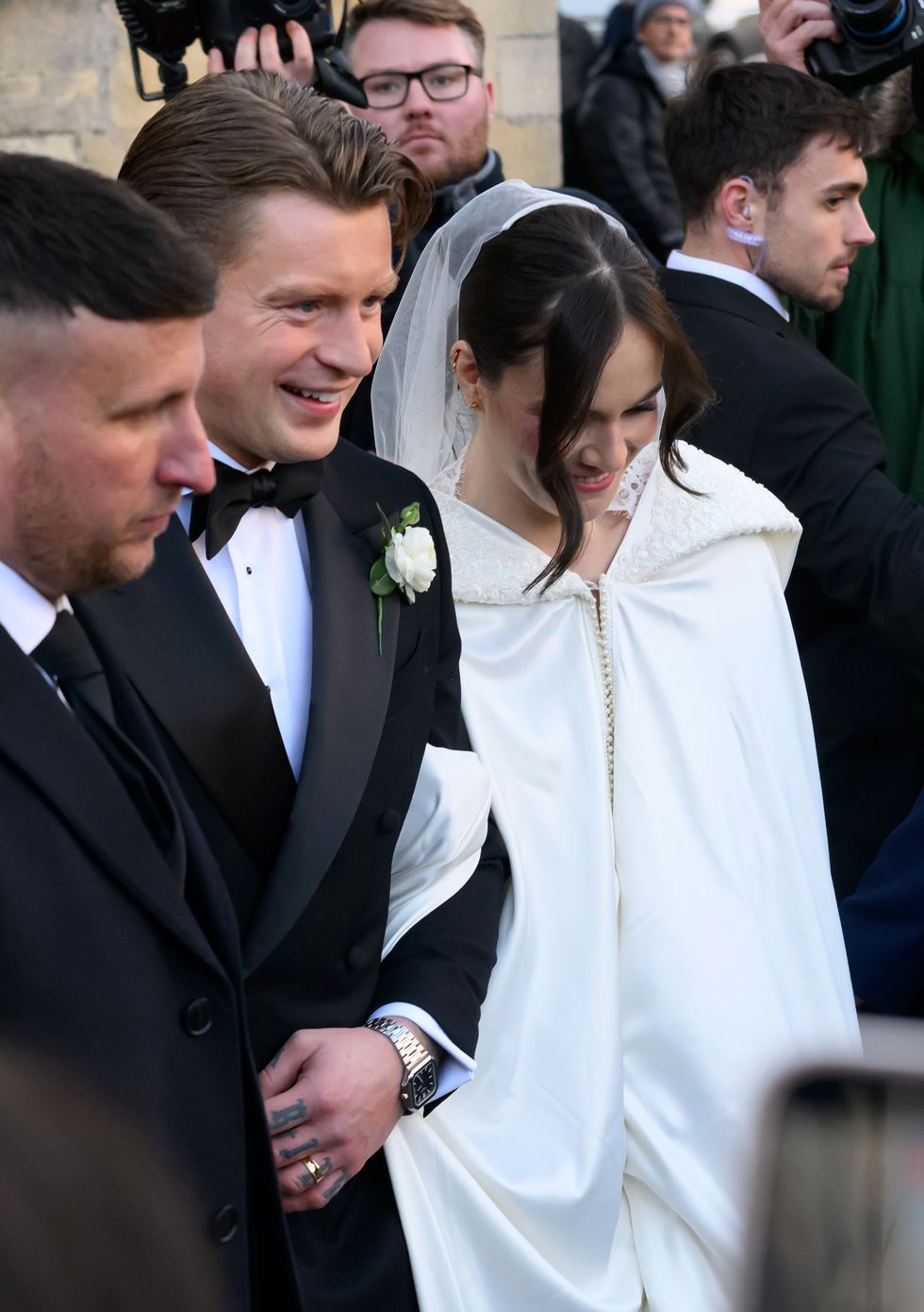 Adam Peaty and Holly Ramsay exchanged vows at Bath Abbey in December