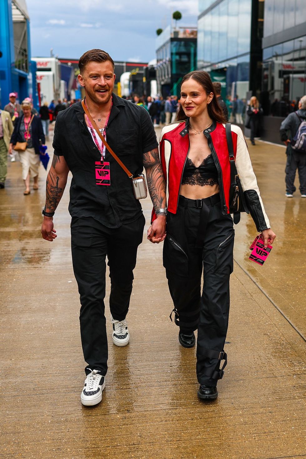 Adam Peaty and Holly Ramsay