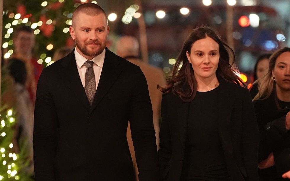 Adam Peaty and Holly Ramsay