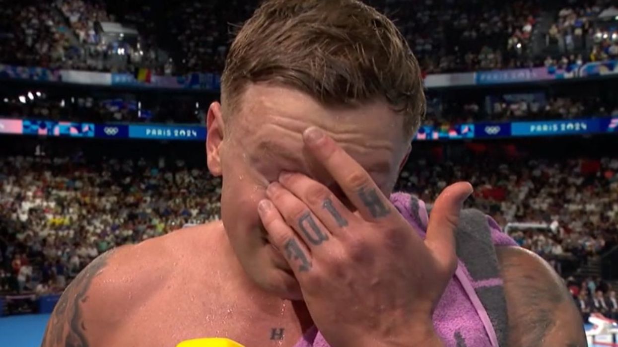Adam Peaty was in tears on BBC