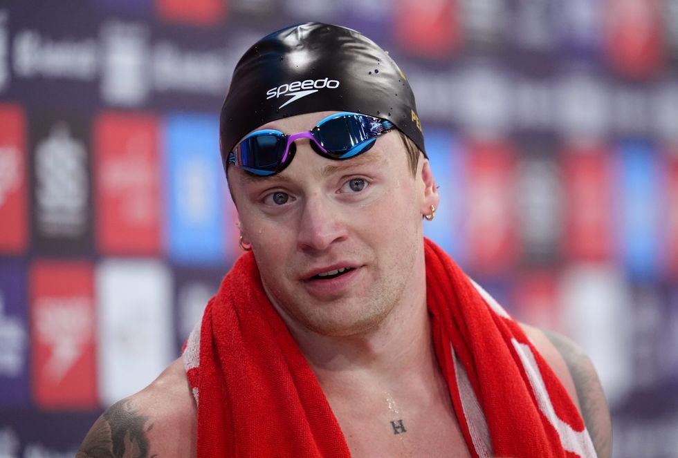 Adam Peaty will compete under a new name for the first time this summer after being selected in Team England's swimming squad for the Commonwealth Games in Glasgow