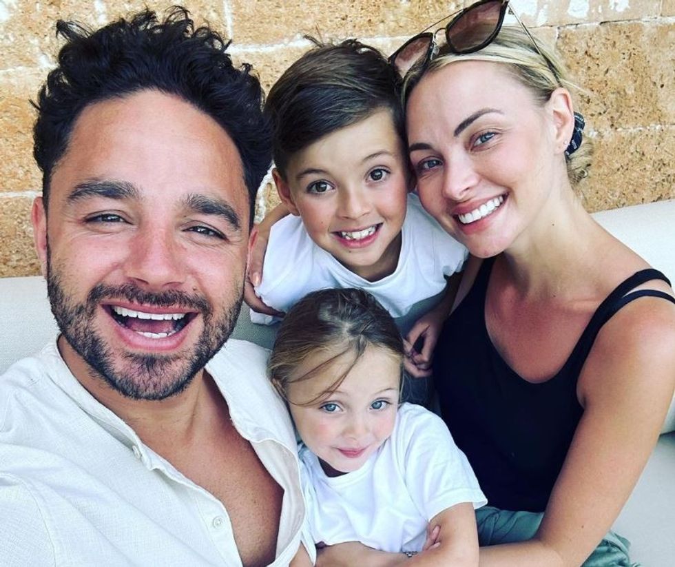 Adam Thomas and his family