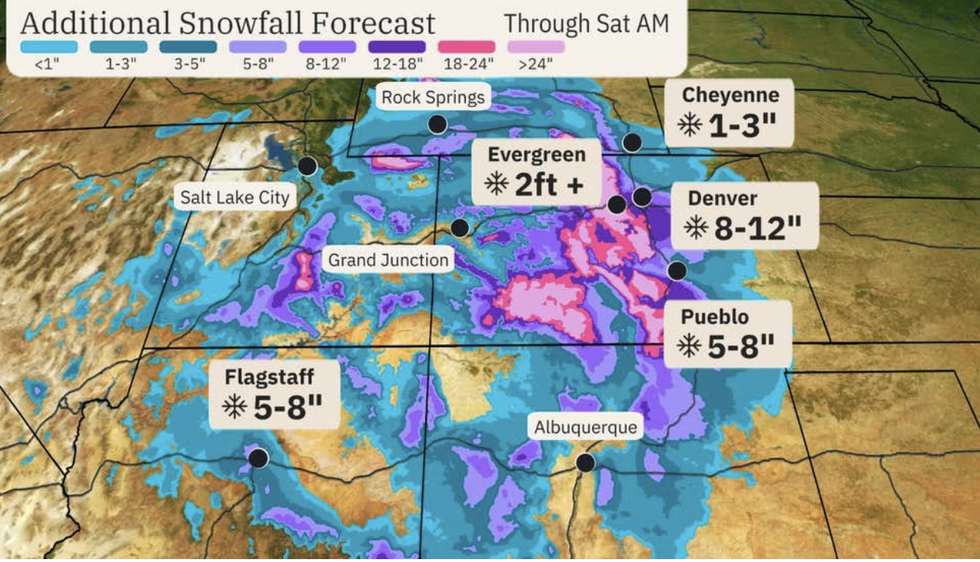 Additional snow America