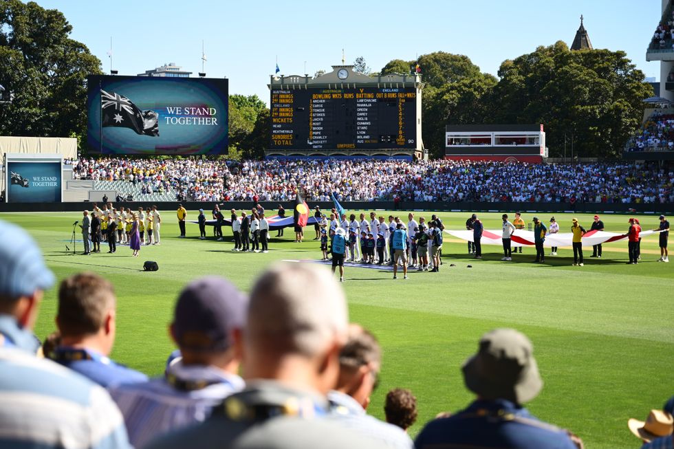 Adelaide Oval Bondi Beach tribute