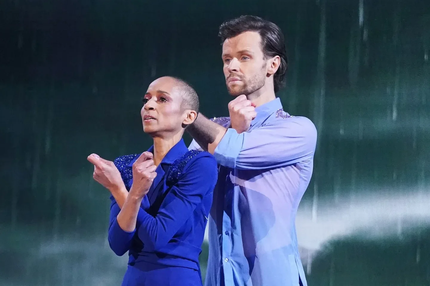 Adele Roberts and Mark Hanretty