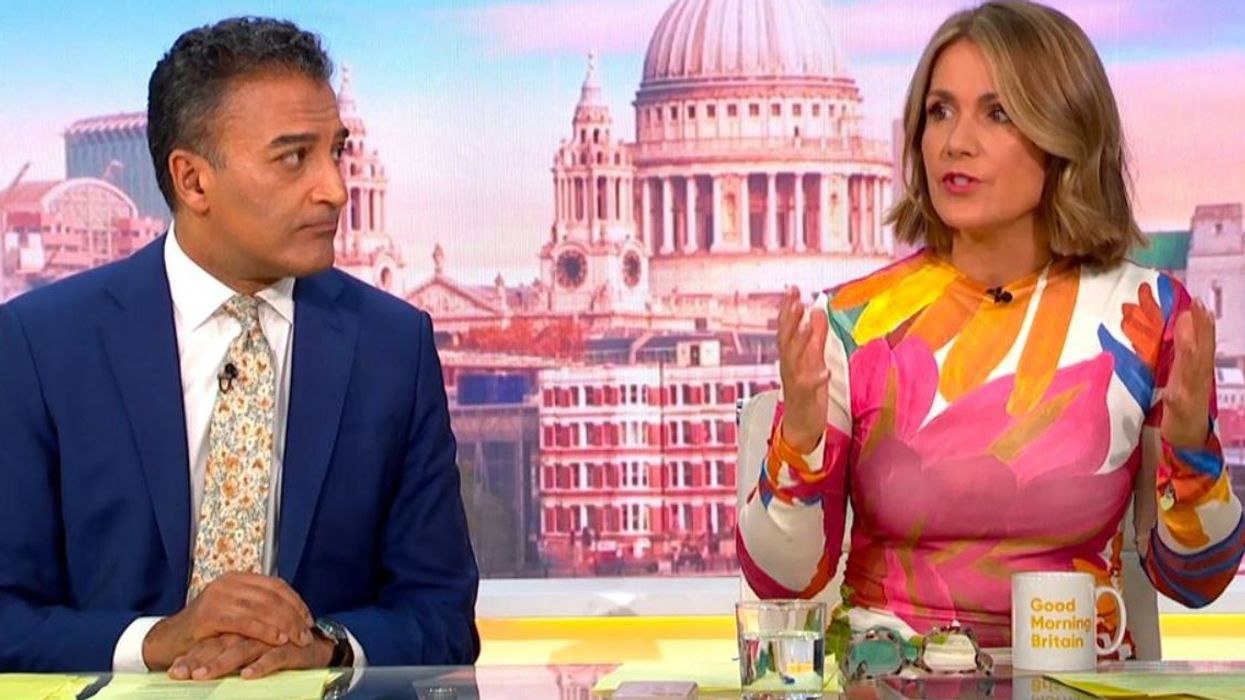 Adil Ray and Suanna Reid