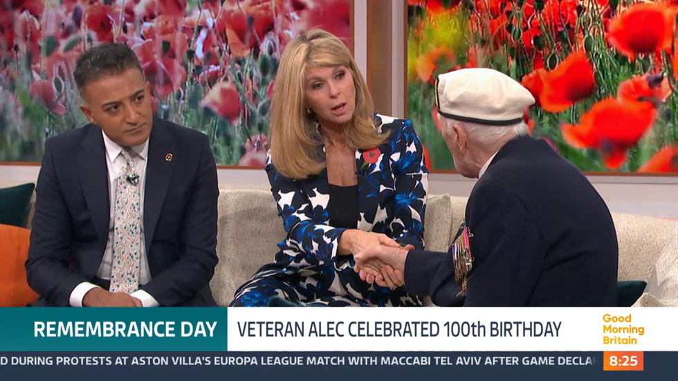 Adil Ray, Kate Garraway and Alec Penstone