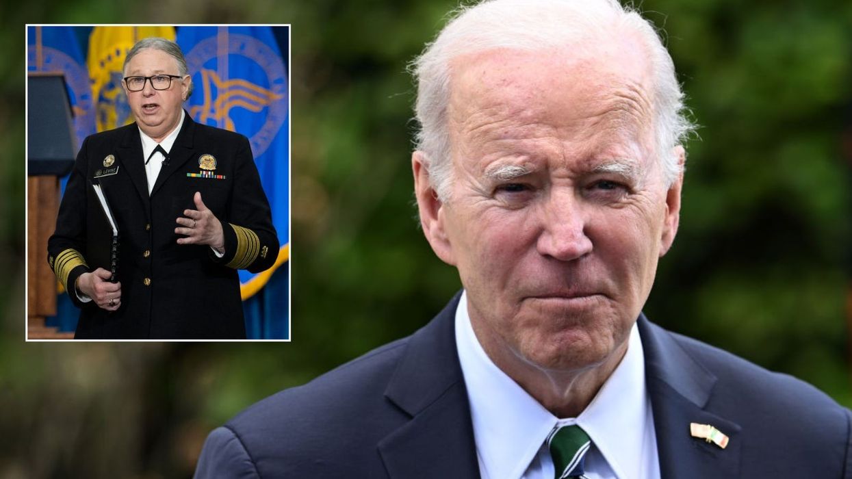 Admiral Rachel Levine and Joe Biden