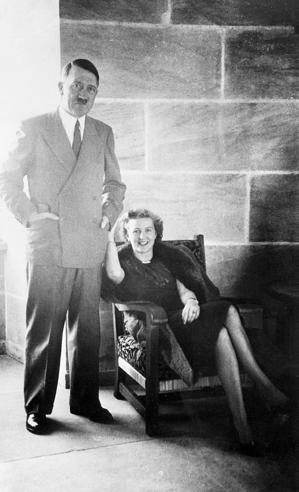 Adolf Hitler and Eva Braun