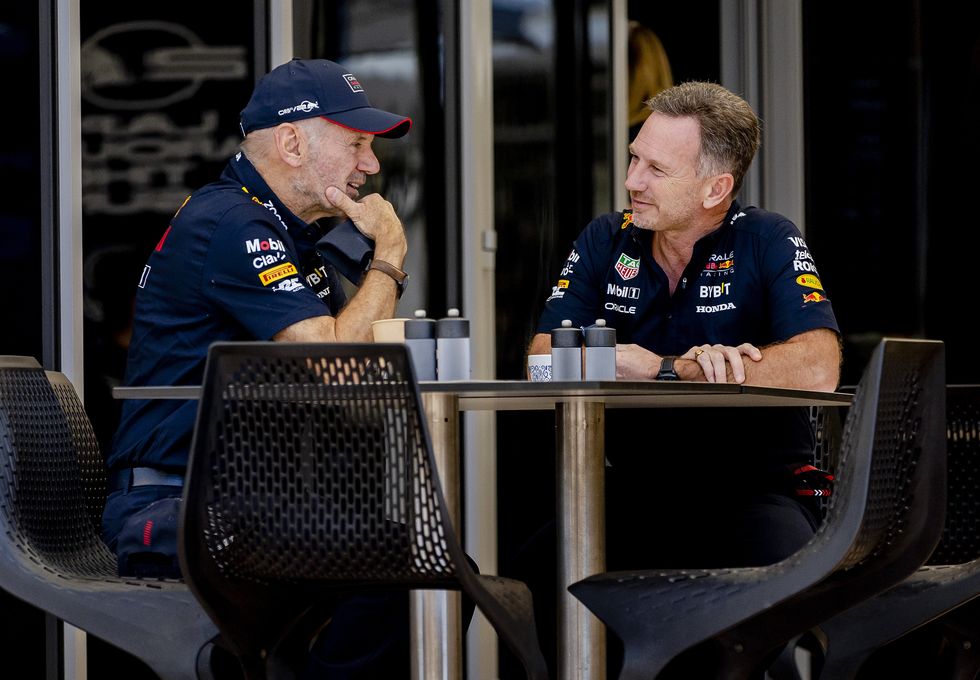 Adrian Newey and Christian Horner