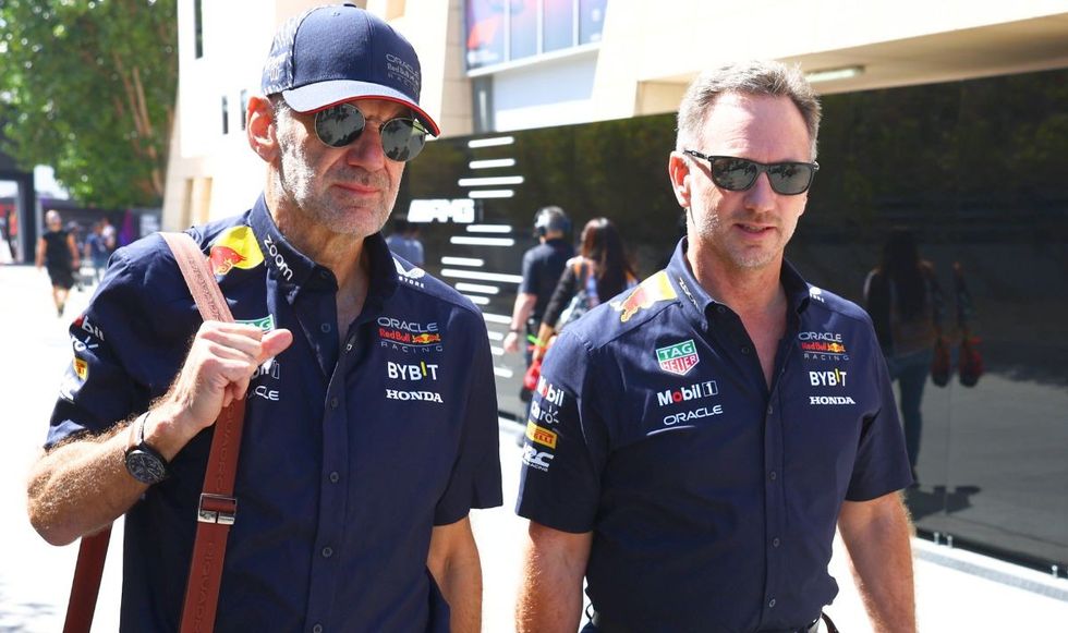 Adrian Newey and Christian Horner