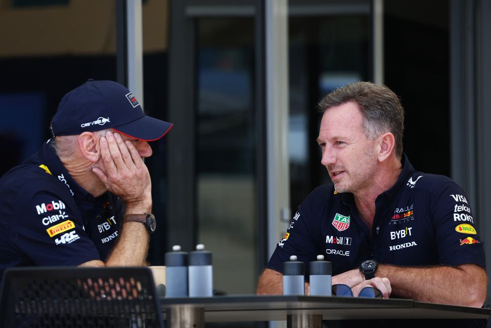 Adrian Newey and Christian Horner