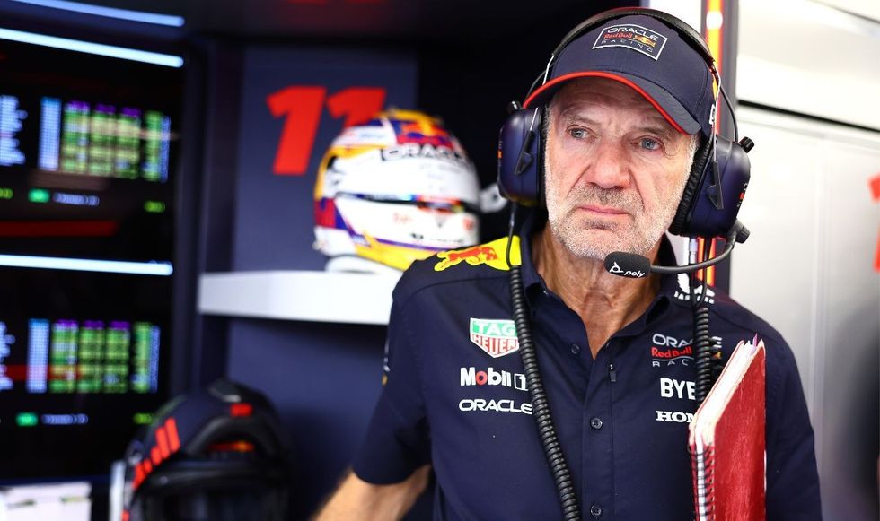 Adrian Newey has a contract until the end of the 2025 season
