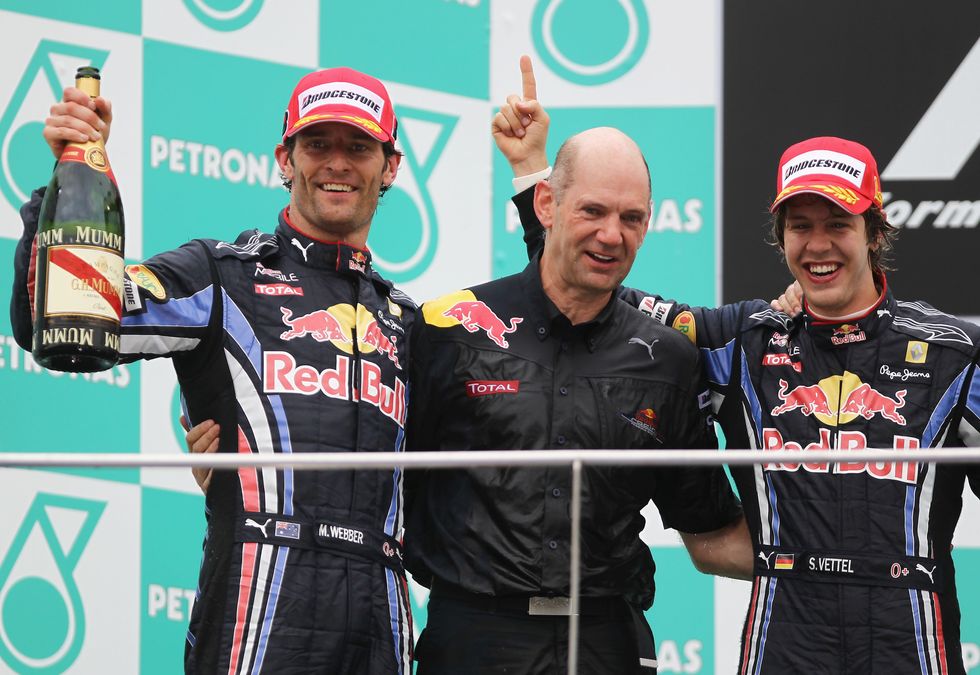 Adrian Newey has been crucial to Red Bull's success