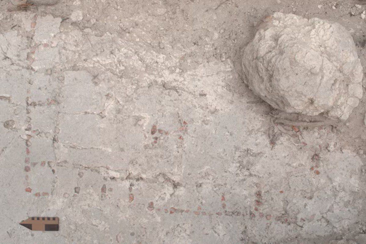 Aerial image of game board