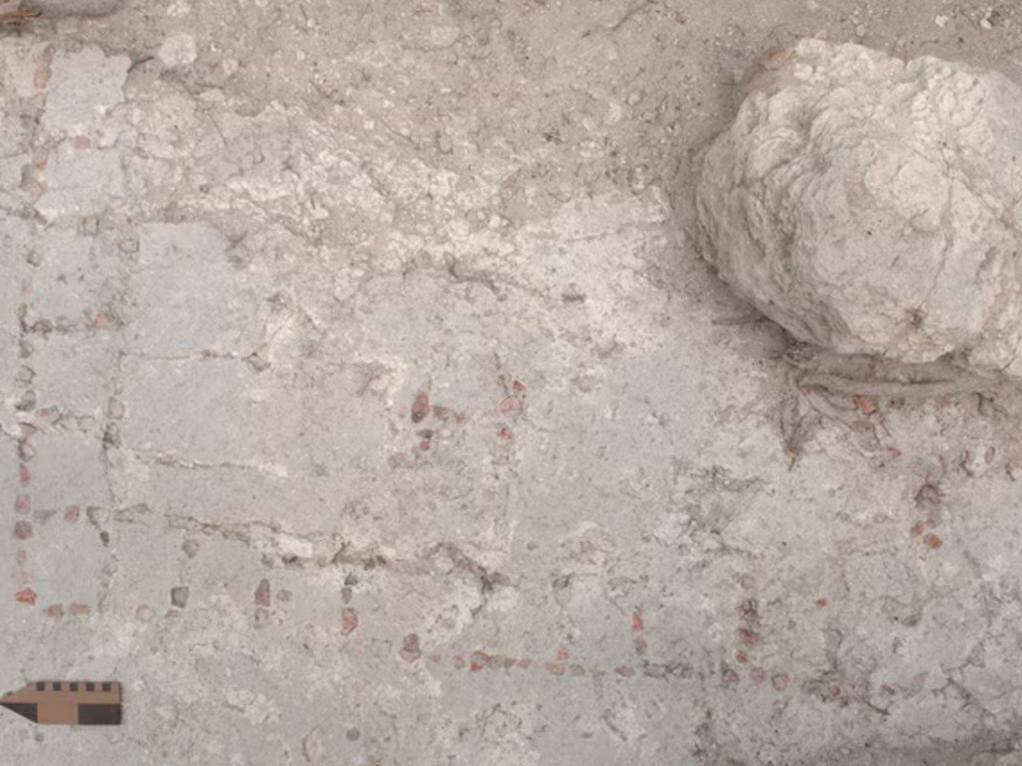 Aerial image of game board