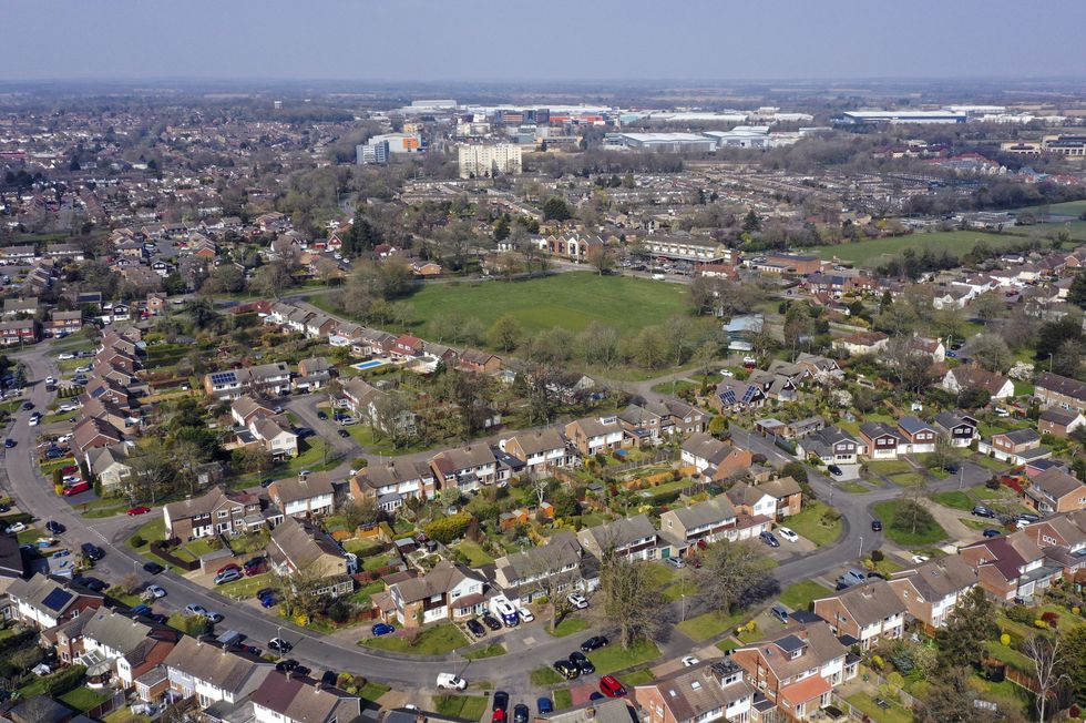 Aerial of Hemel Hempstead