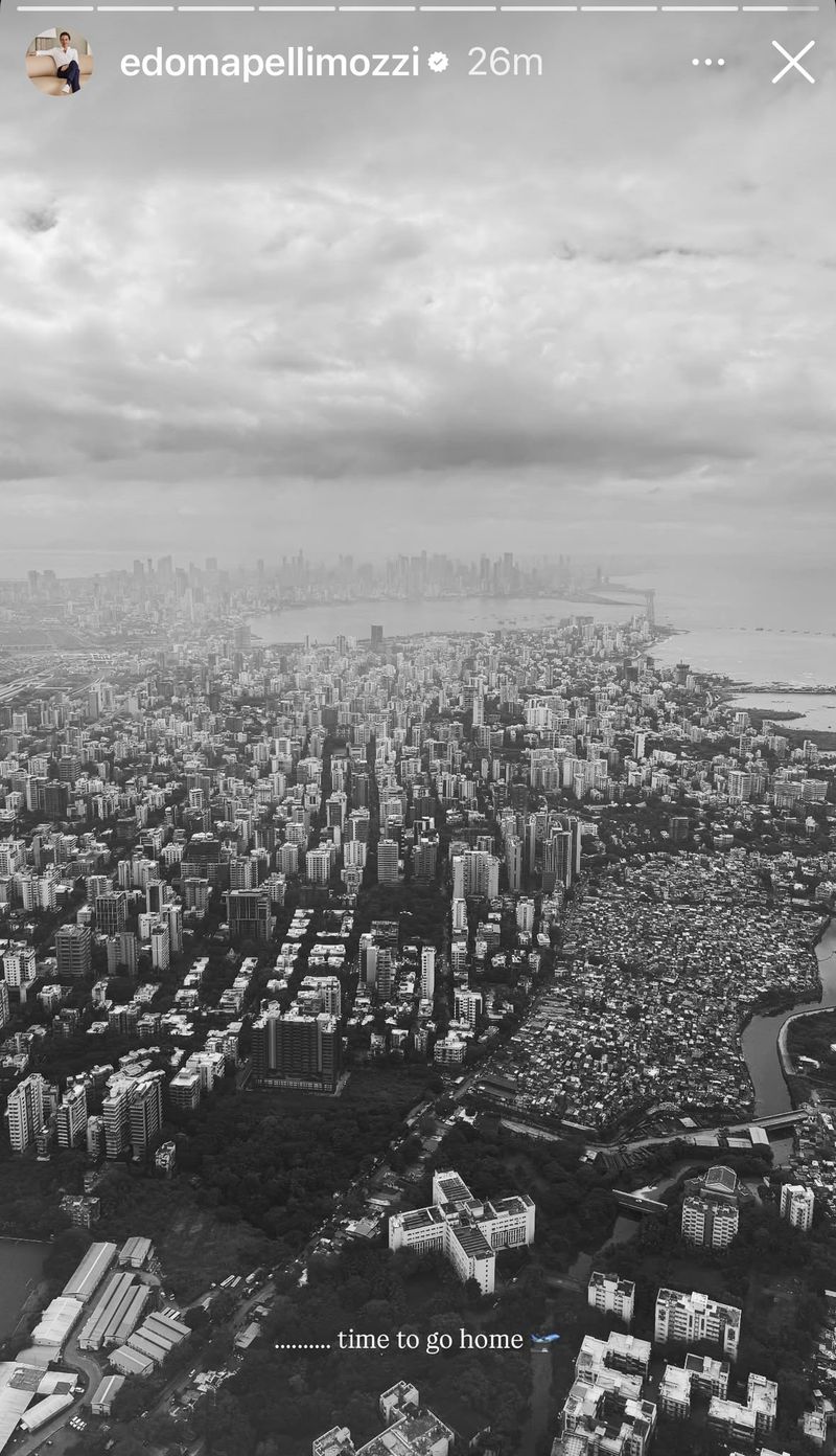 Aerial shot of Mumbai