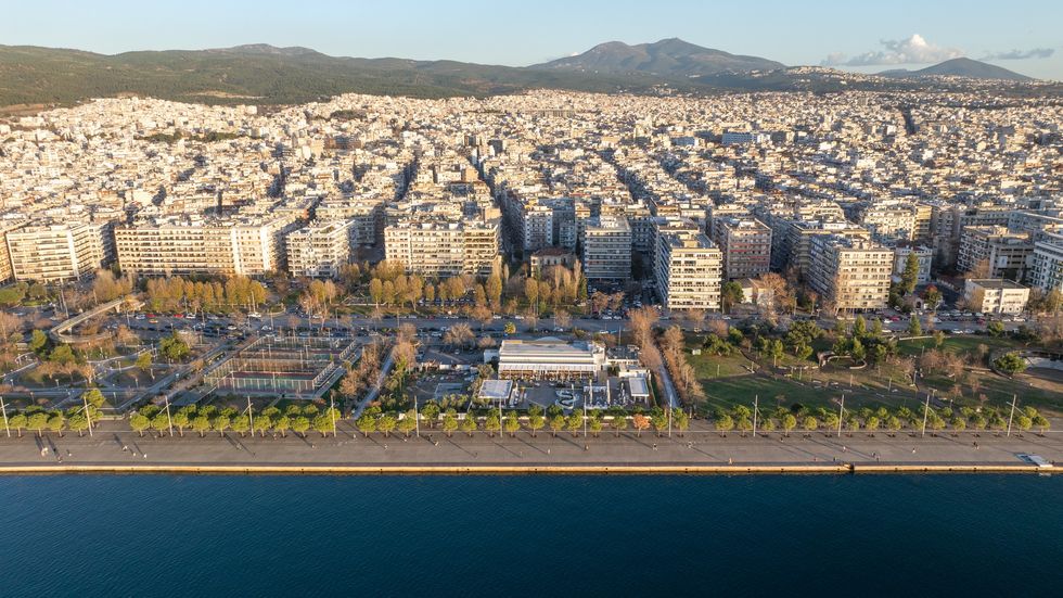 Aerial view of Thessaloniki