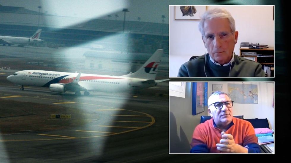 Aerospace expert Jean-Luc Marchand and pilot Captain Patrick Blelly