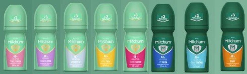 Affected Mitchum deodorants