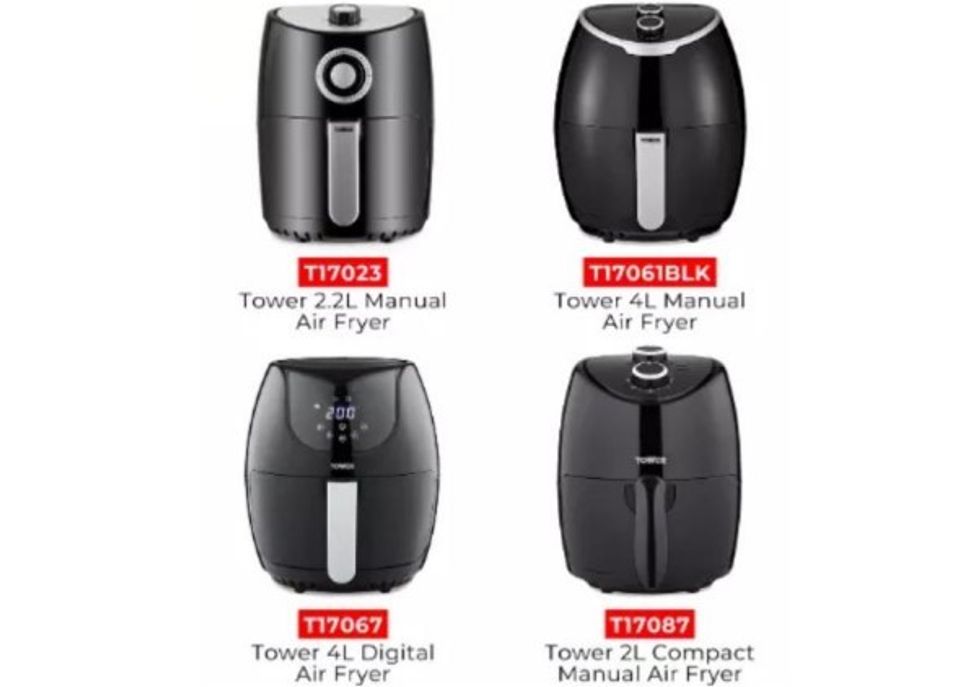 Affected Tower Air Fryers
