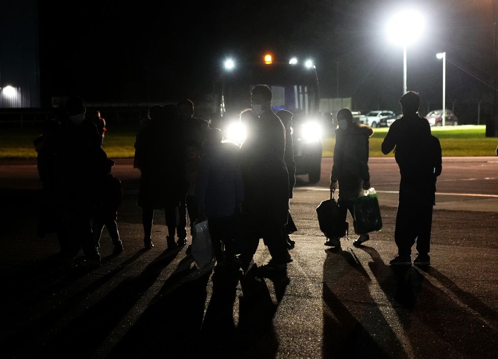 Afghans at Brize Norton