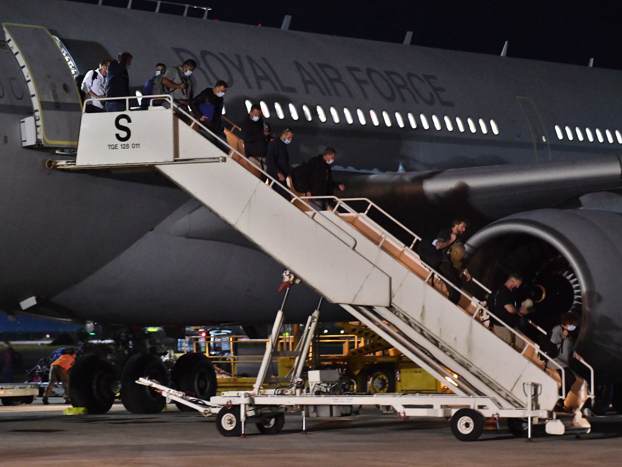 Afghans at Brize Norton