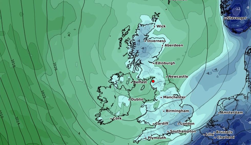 After an unseasonably warm February, which saw highs of 7C, a colder front is now heading for Britain.