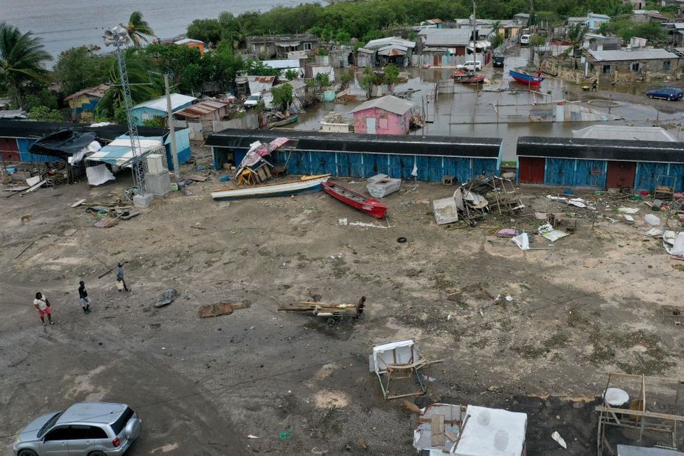 Aftermath of Hurricane Beryl in Jamaica