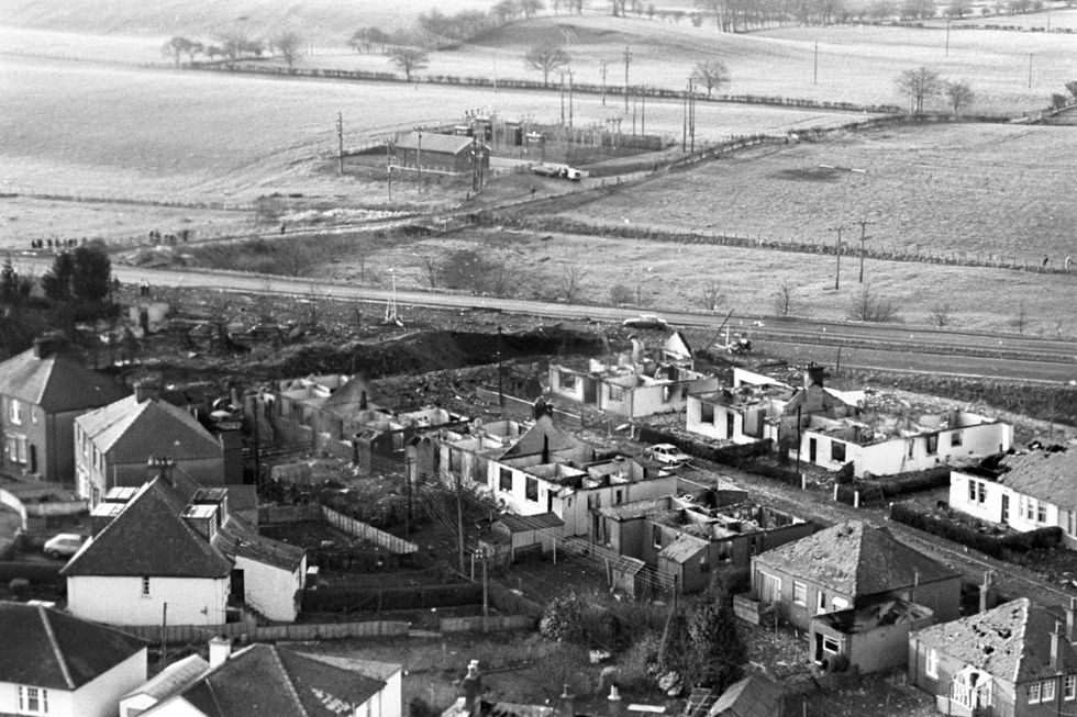 Aftermath of Lockerbie bombing