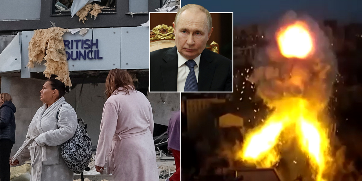 Vladimir Putin 'almost killed UK workers' in 'deliberate' grudge missile strike on British Council building
