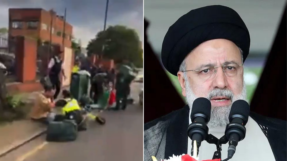 Aftermath of violence/Ebrahim Raisi