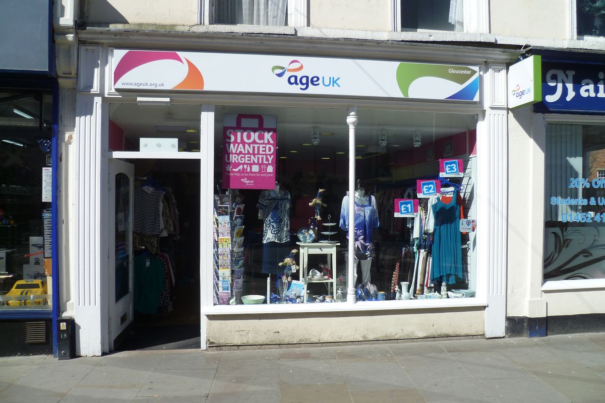 Age UK storefront