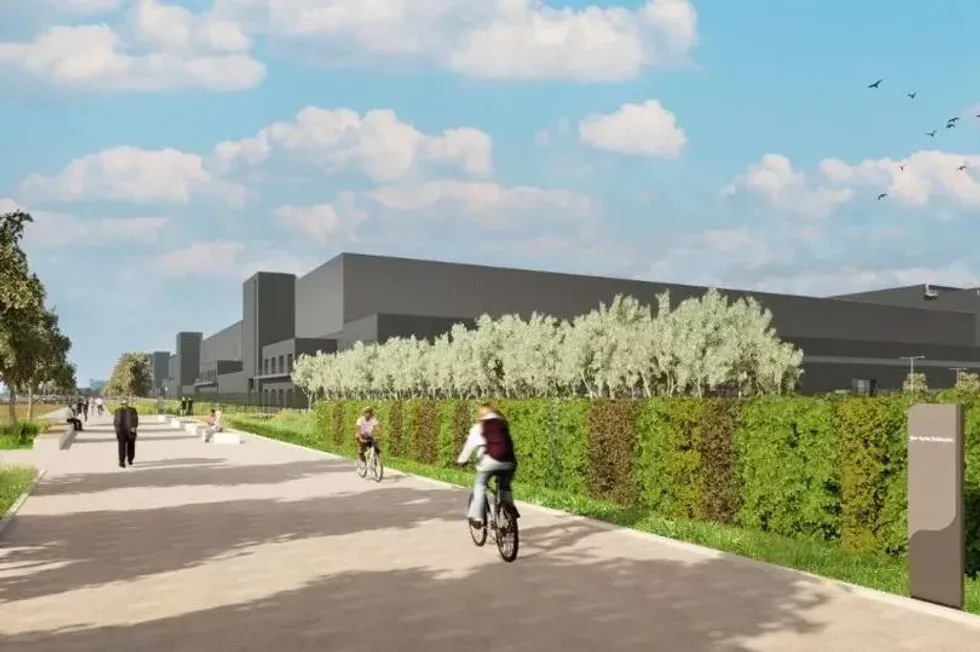 Agratas has released artist's impression of the new gigafactory\u200b in Somerset