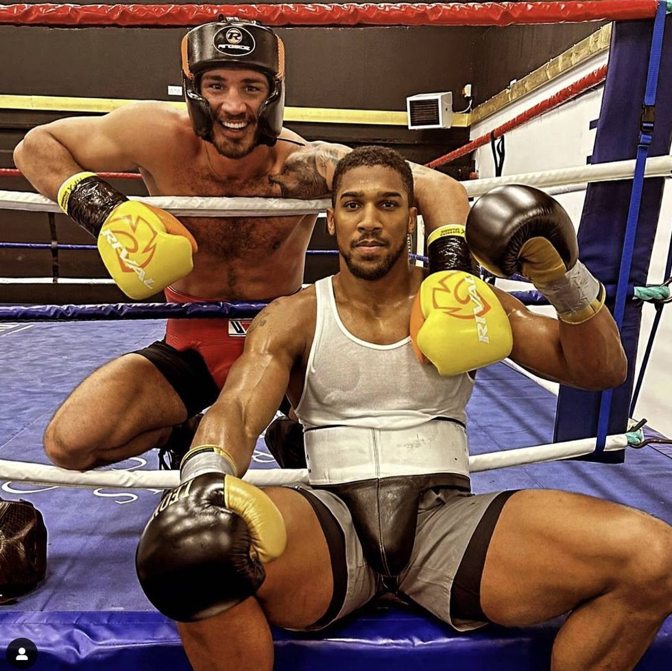 Agron Smakici previously sparred with Anthony Joshua